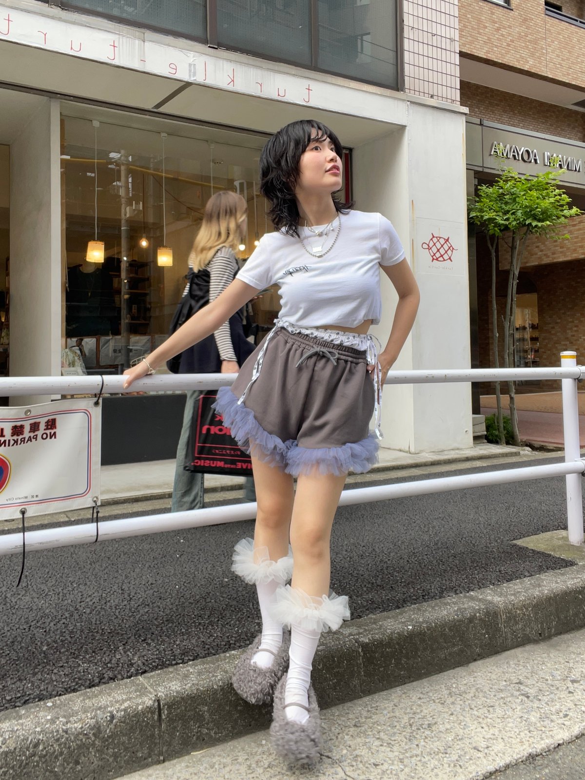 VIVANO × JURK / Ruffle Shorts VIVANO × JURK / Ruffle Shorts（VIVIANO × JURK exclusive