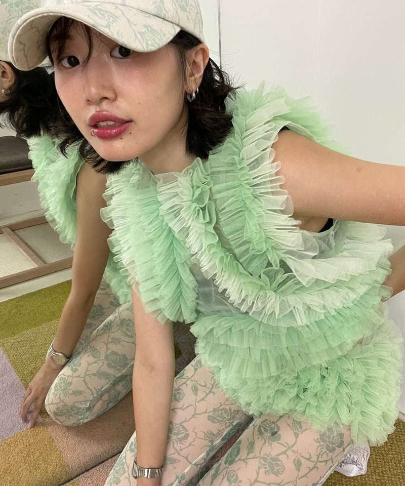 トップス VIVIANO / Ruffle Tulle Bustier VIVIANO / Ruffle Tulle Bustier | JURK shop tokyo