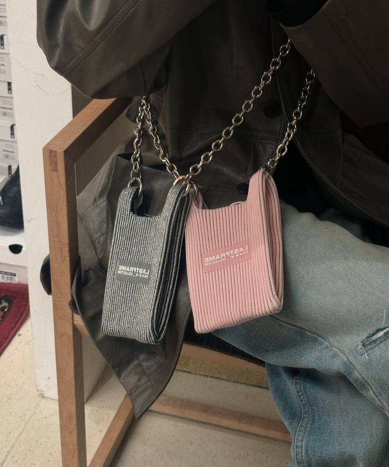 koushi◎ LASTFRAME TWO TONE MARKET LASTFRAME(ラストフレーム)のTWO TONE MARKET BAG SMALL DARK