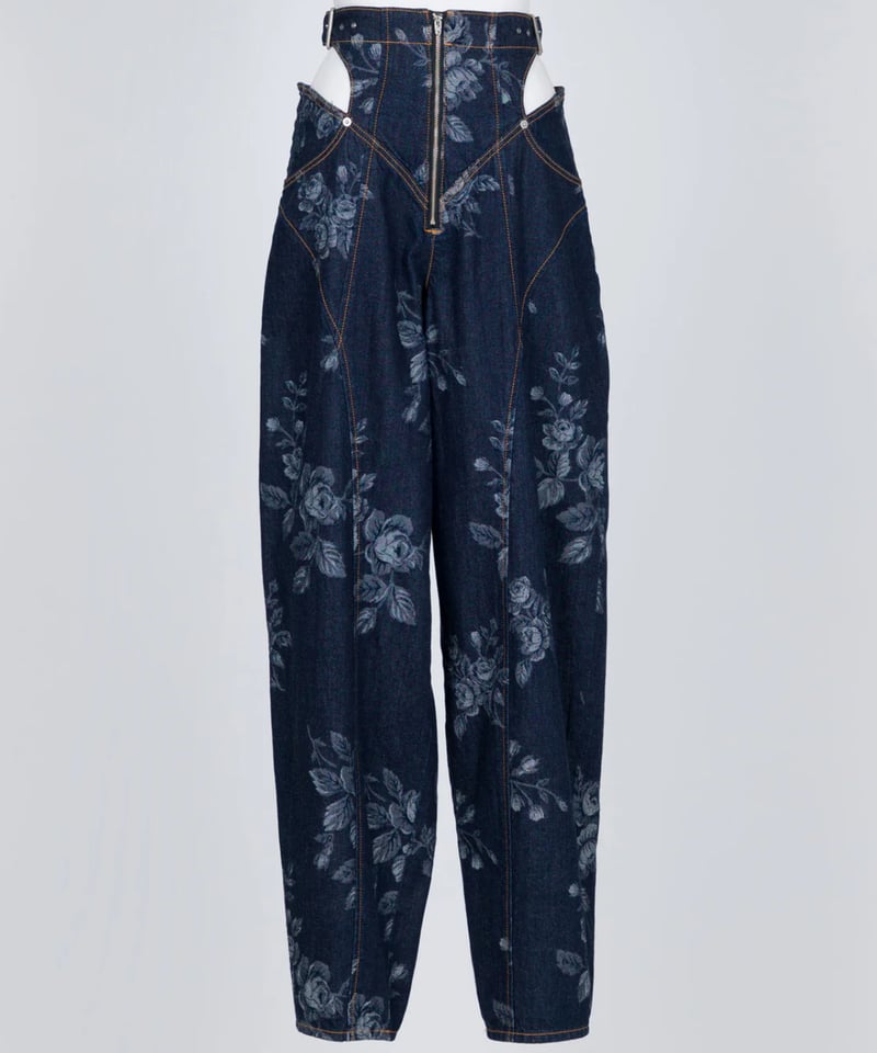 FETICO / ROSE DENIM HIGH-WAIST JEANS | JURK sho