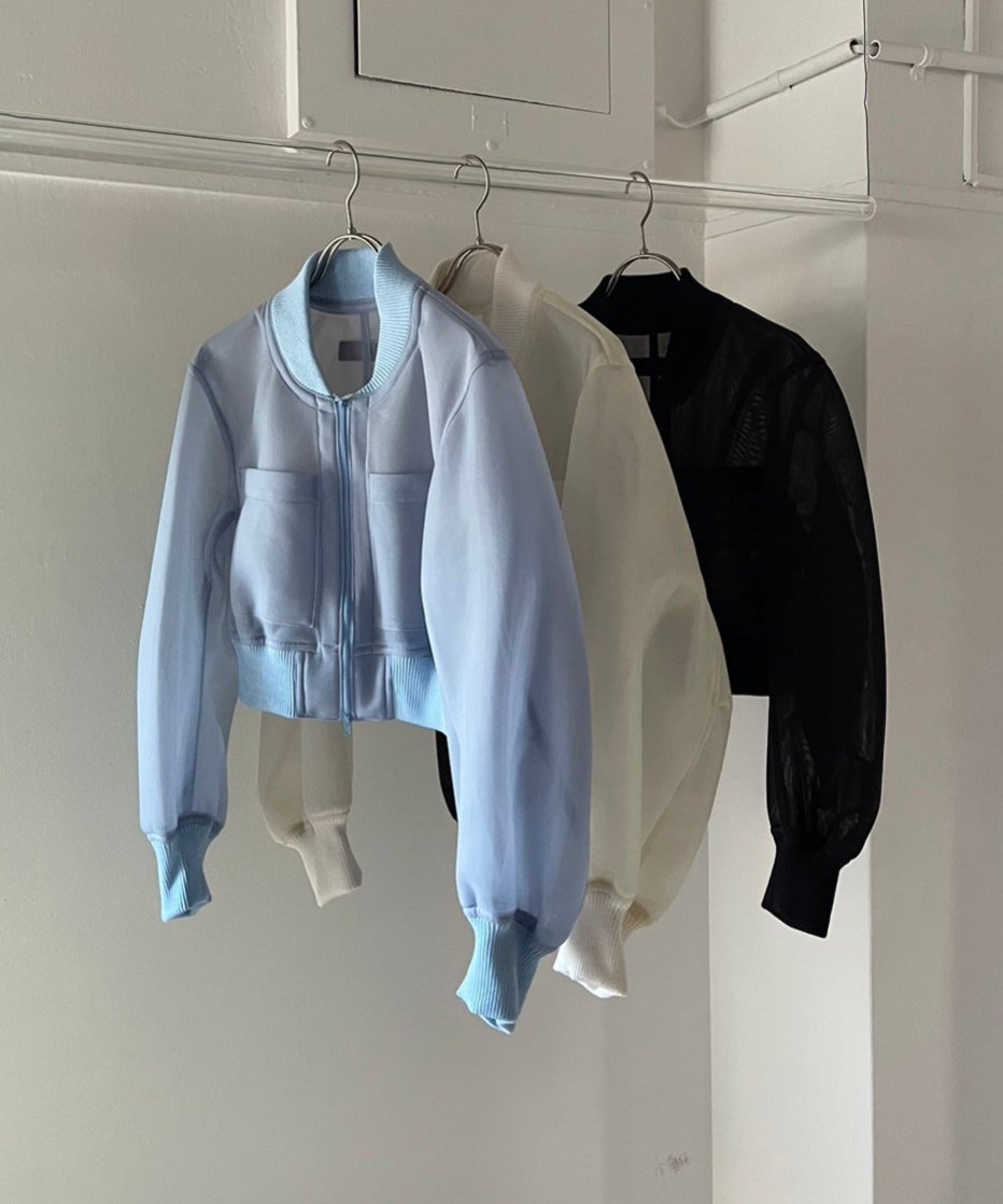 FUMIE=TANAKA / sheer short blouson | JURK TOKYO FUMIE=TANAKA / sheer short blouson | JURK TOKYO