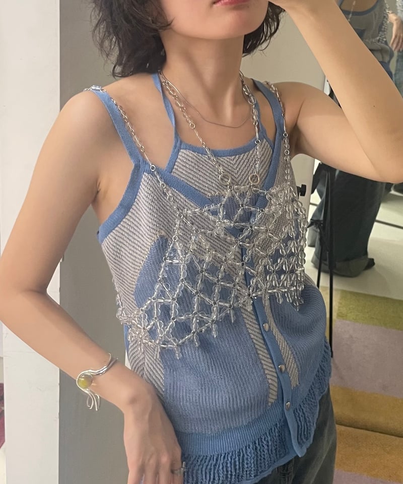 MURRAL / Pigment knit camisole top | JURK shop 