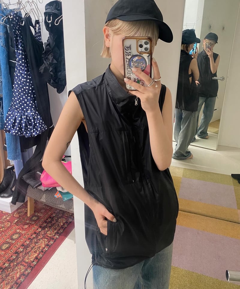 Allege. アレッジ　24ss Nylon Zip Vest ナイロンベスト Allege. アレッジ24ss Nylon Zip Vest ナイロンベスト
