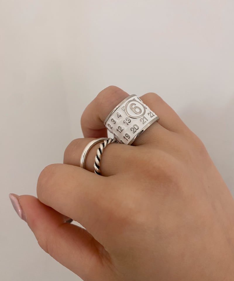 MM6 / Numeric Minimal Signature ring | JURK TOKYO
