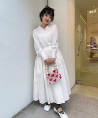 FETICO / Rose Velvet Tulle Gathered Skirt | JUR