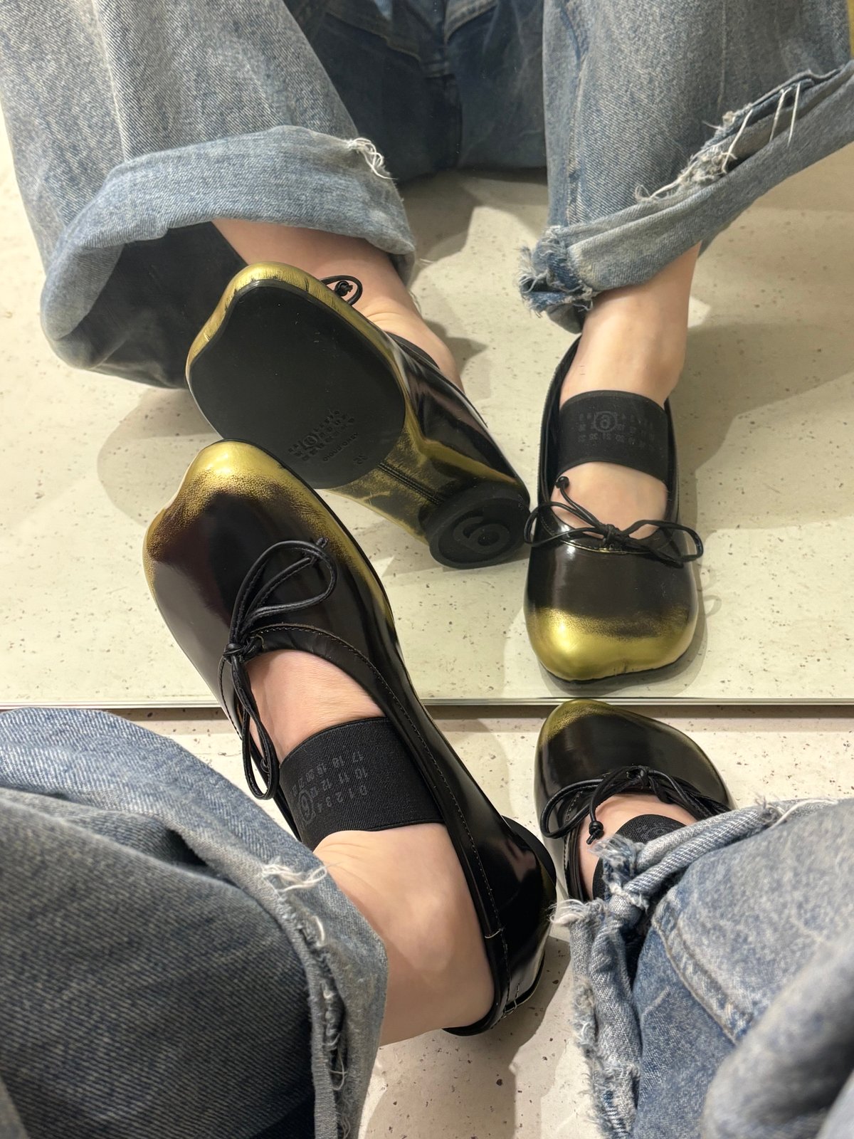 MM6 メゾン マルジェラ　クラシック　バレエ　フラットシューズ MM6 / BALLET SHOE | JURK shop tokyo