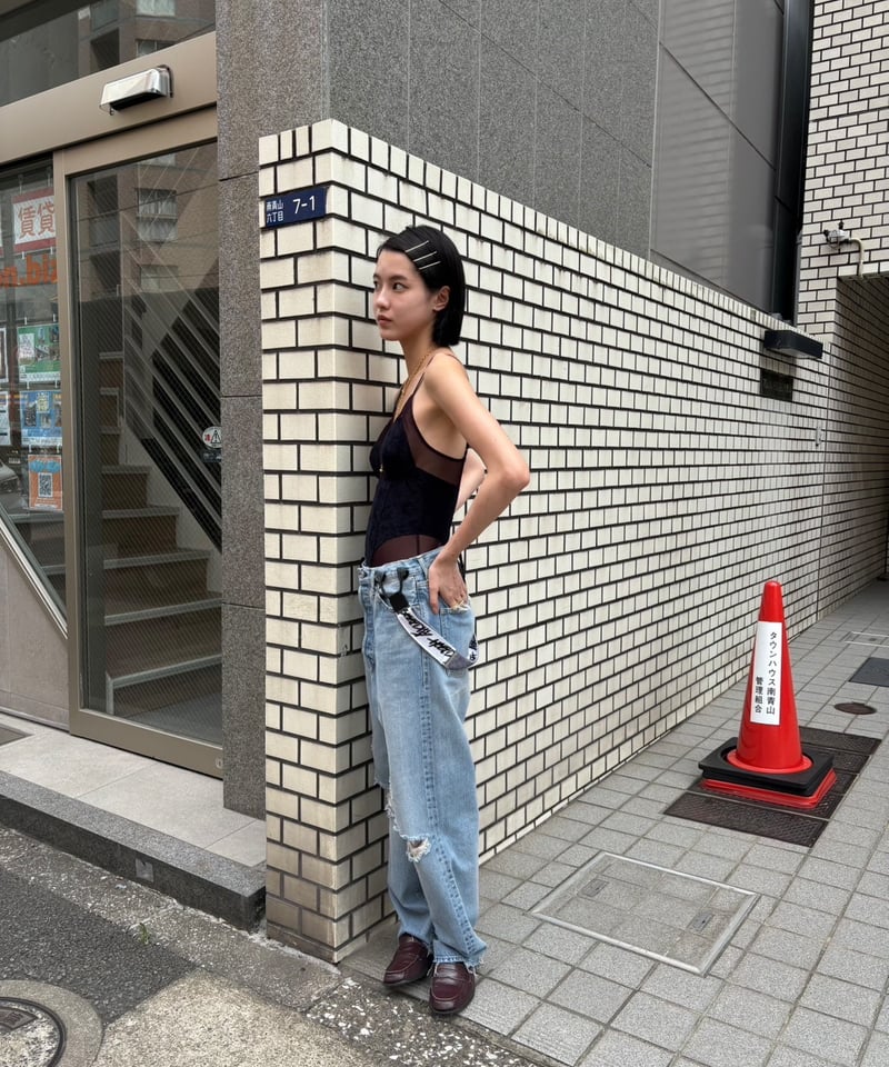 FETICO / Velour paneled bodysuit | JURK shop tokyo