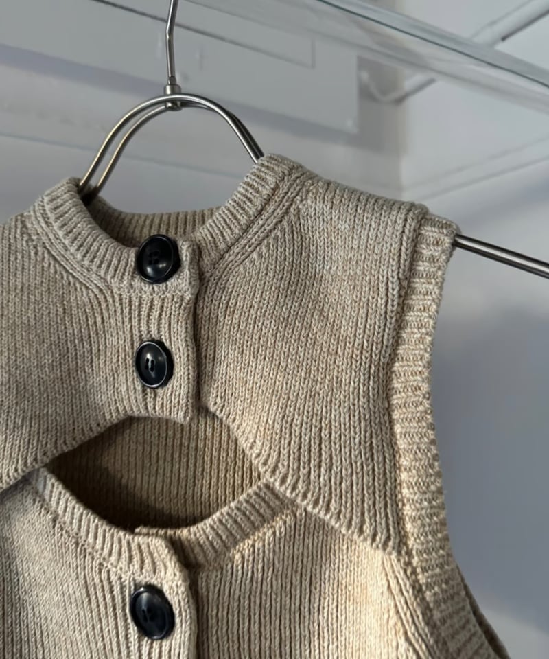 Little $uzie / Line Cotton Sleeve Rib Knit Top