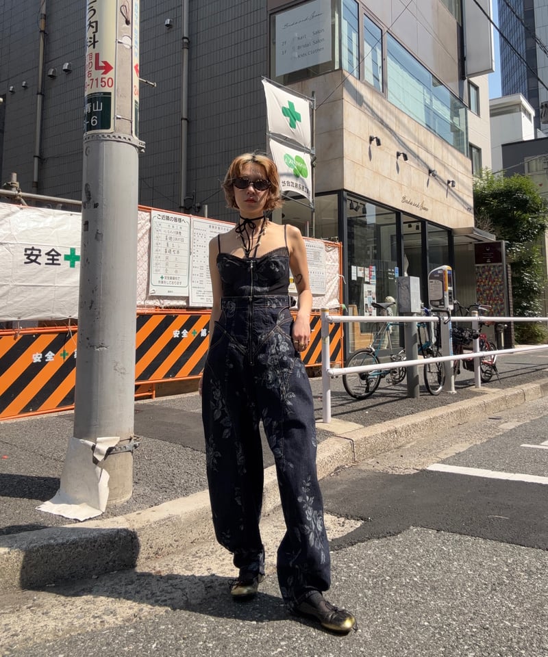 FETICO / ROSE DENIM HIGH-WAIST JEANS | JURK TOKYO FETICO / ROSE DENIM HIGH-WAIST JEANS | JURK TOKYO
