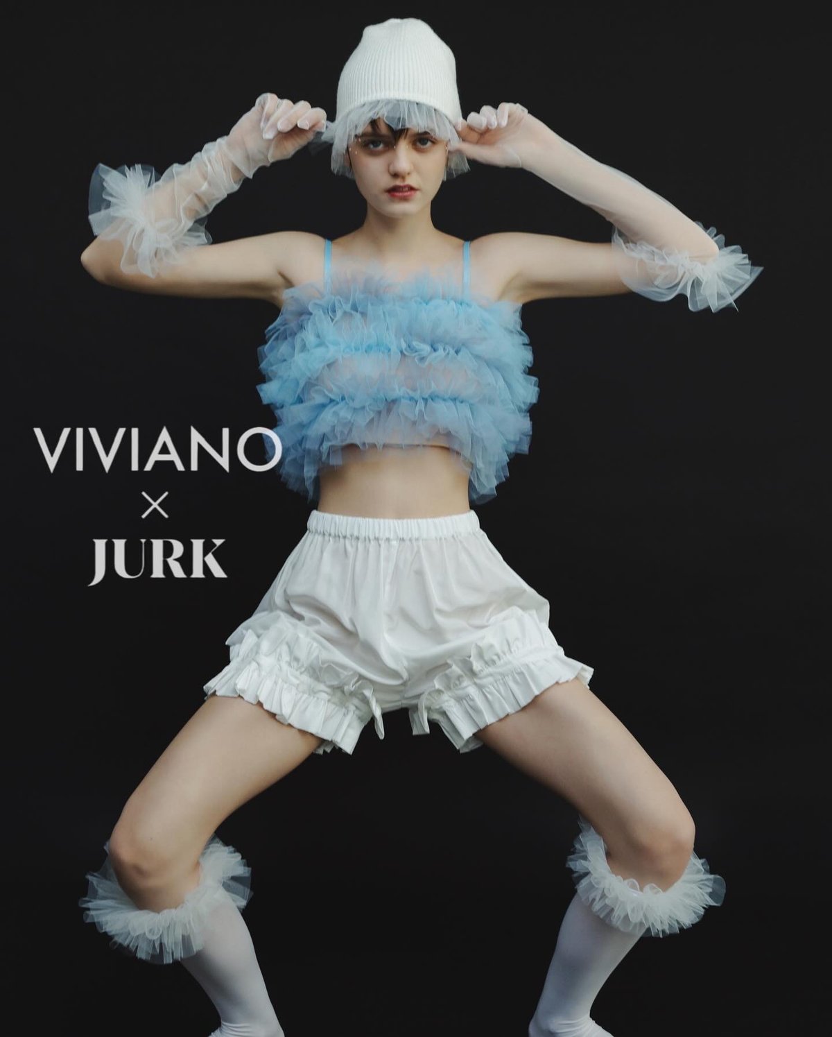 VIVIANO jurk チュール キャミ VIVIANO jurk チュール キャミ VIVIANO × JURK / Tulle Cami Top
