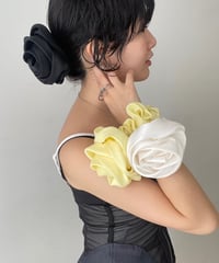 heyep / Faux Leather Studded Scrunchie | JURK s