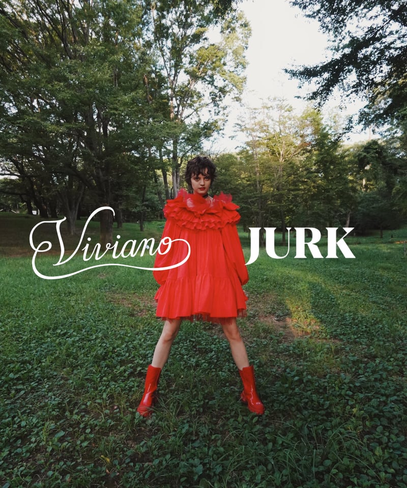 VIVIANO × JURK / Layered Mini Dress(red) | JURK