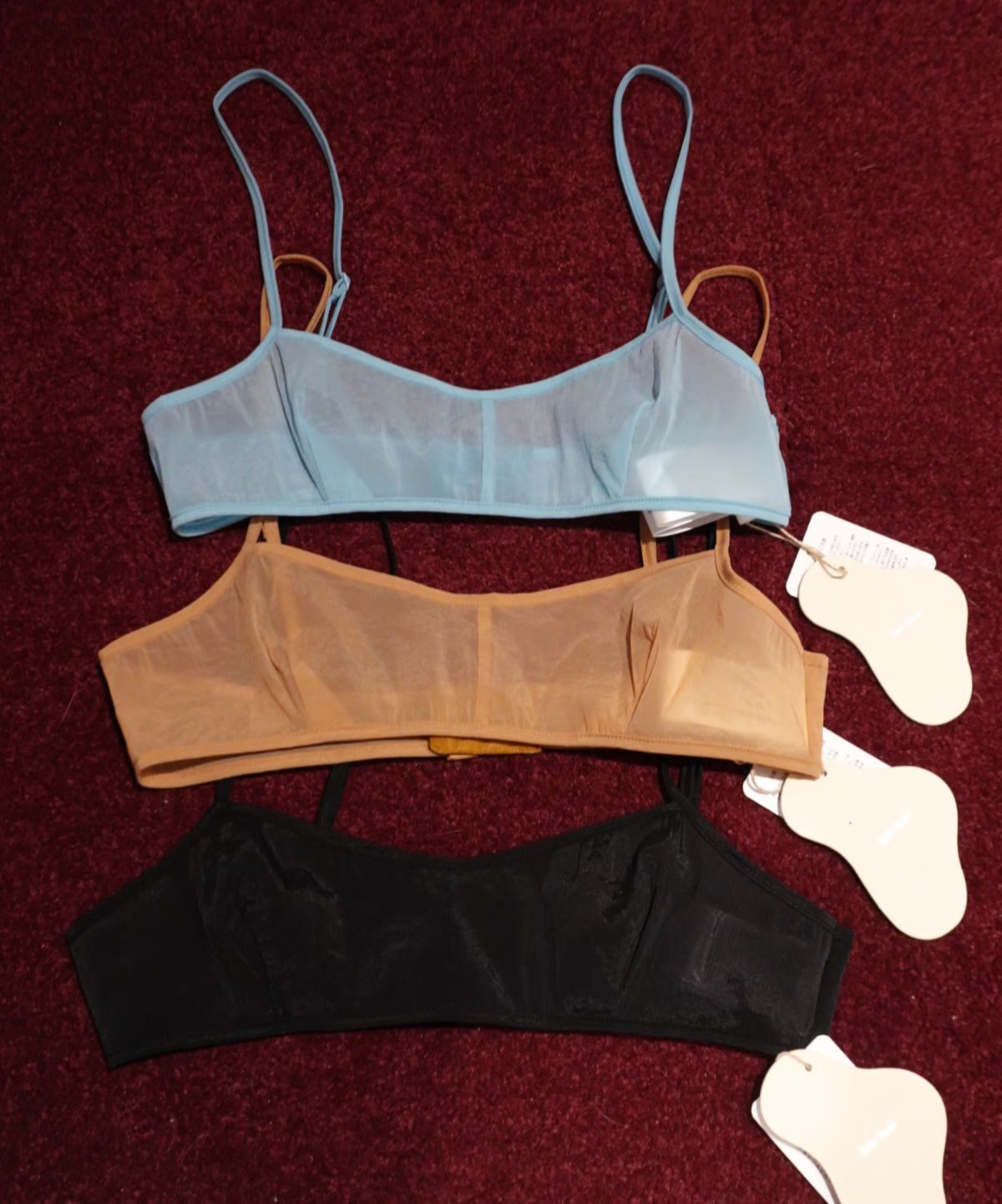 Little $uzie / Skin PU See-through Bra | JURK s