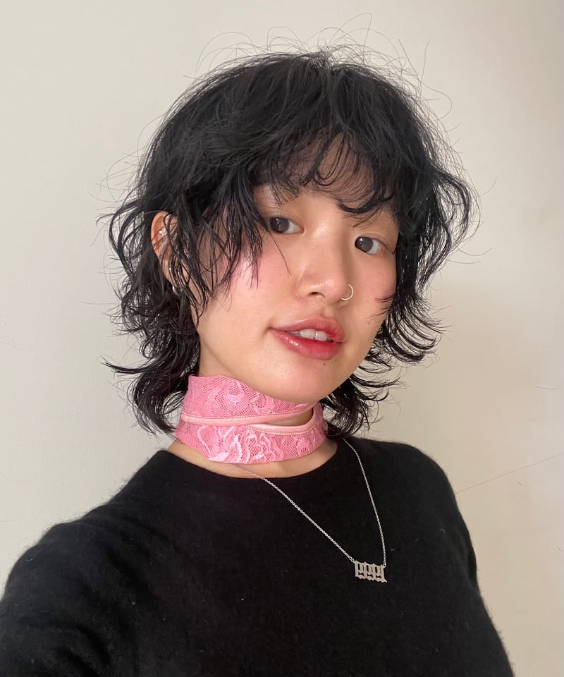 新品タグ付AKIKOAOKI/(アキコアオキ)】アシンメトリーVネックドレス AKIKOAOKI / laced neck | JURK shop tokyo