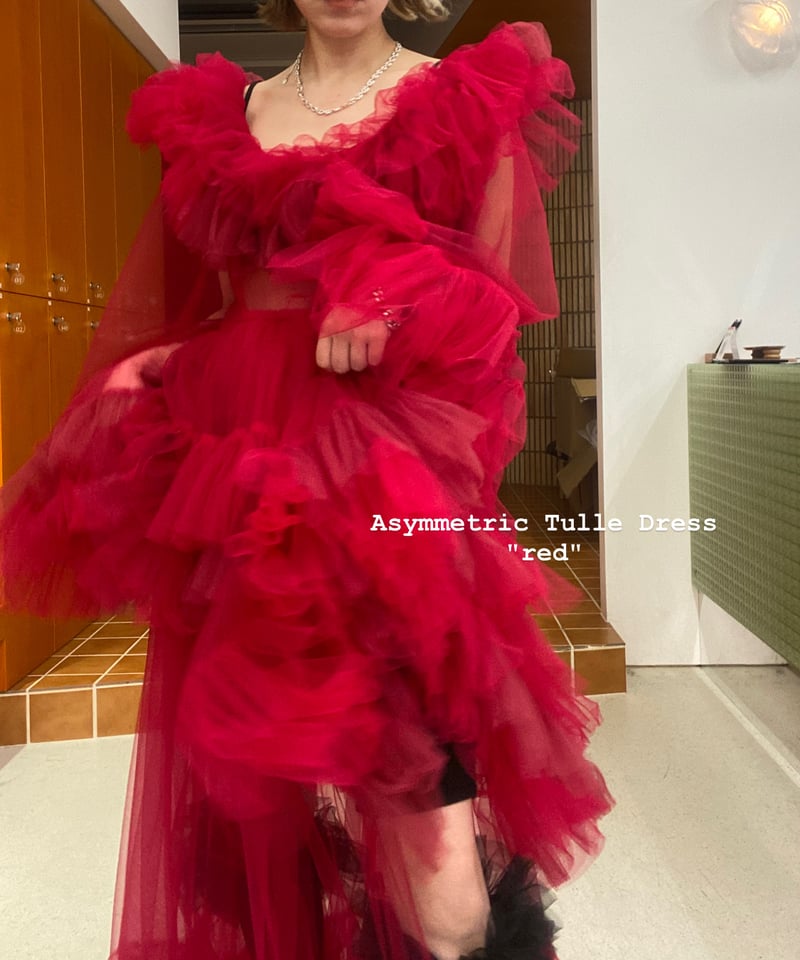 ゆ*ん様 VIVIANO Asymmetric Tulle Trimmed Ho ゆ*ん様 VIVIANO Asymmetric Tulle Trimmed Ho VIVIANO
