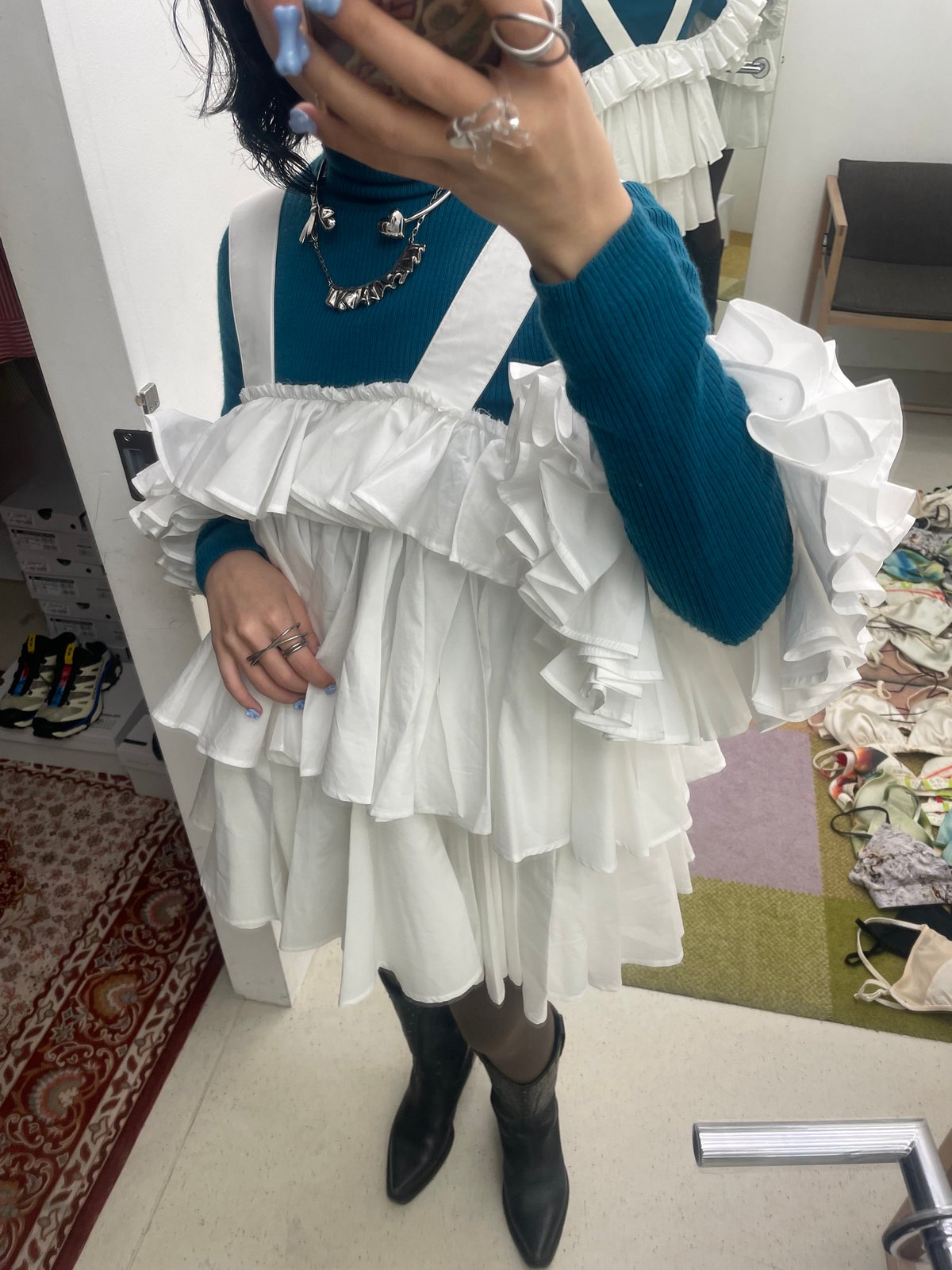 naokitomizuka / Ruffle camisole blouse | JURK s