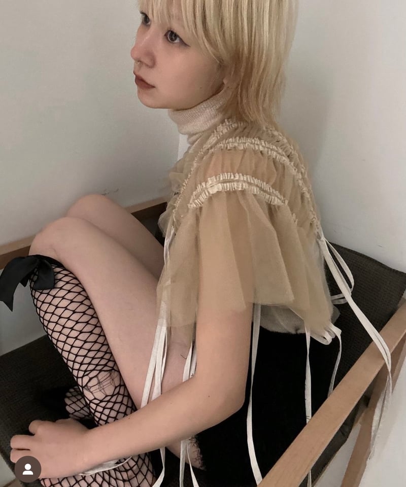 MURRAL / Stem tulle collar | JURK shop tokyo