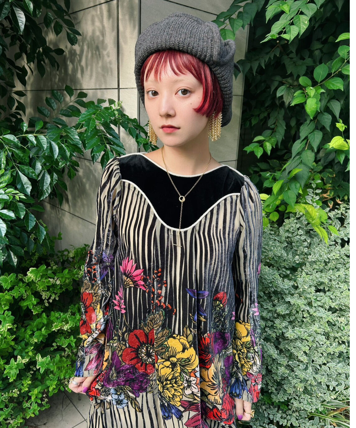 FUMIE TANAKA フミエタナカ　ニット レース ハット knit lace hat | FUMIE=TANAKA/フミエタナカ | 三越
