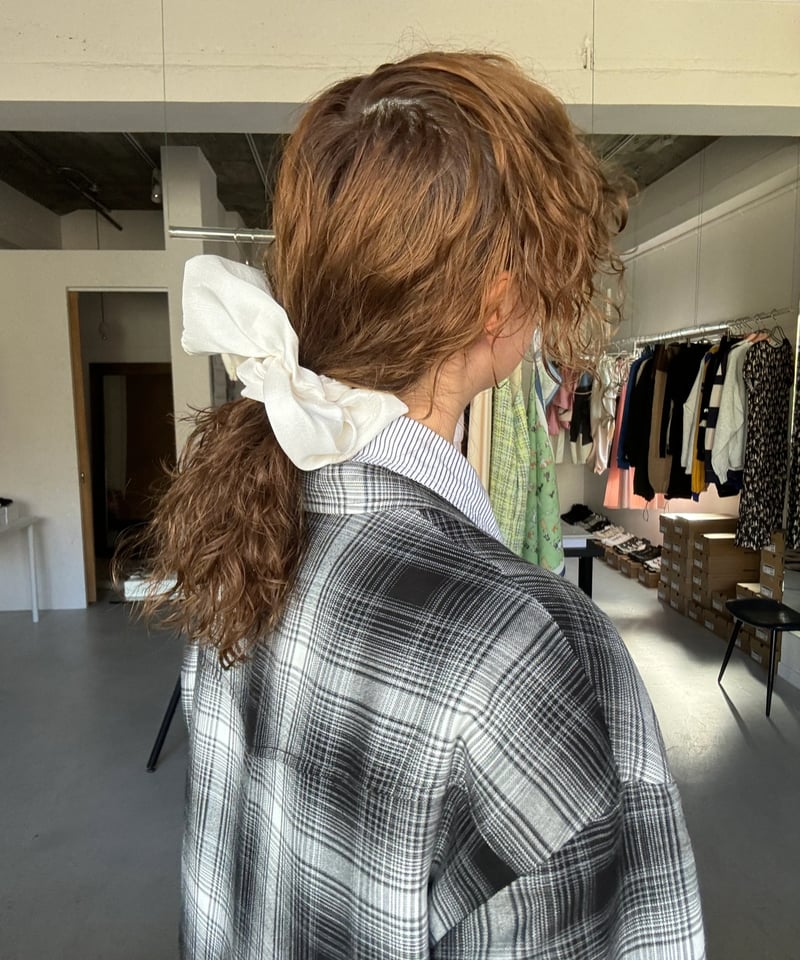 ヘアアクセサリー heyep Dot Jacquard SquareMediumScrunchie ヘアアクセサリー heyep Dot Jacquard SquareMediumScrunchie