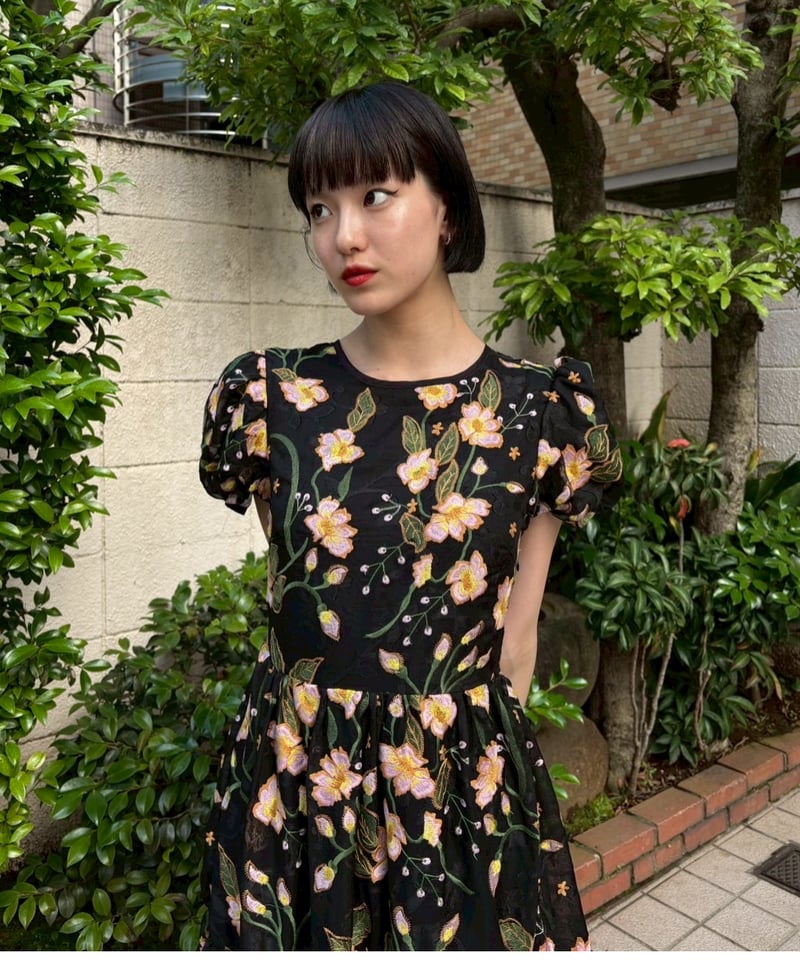 DREAM sisterjane / Wood Lily Embroidered Maxi D