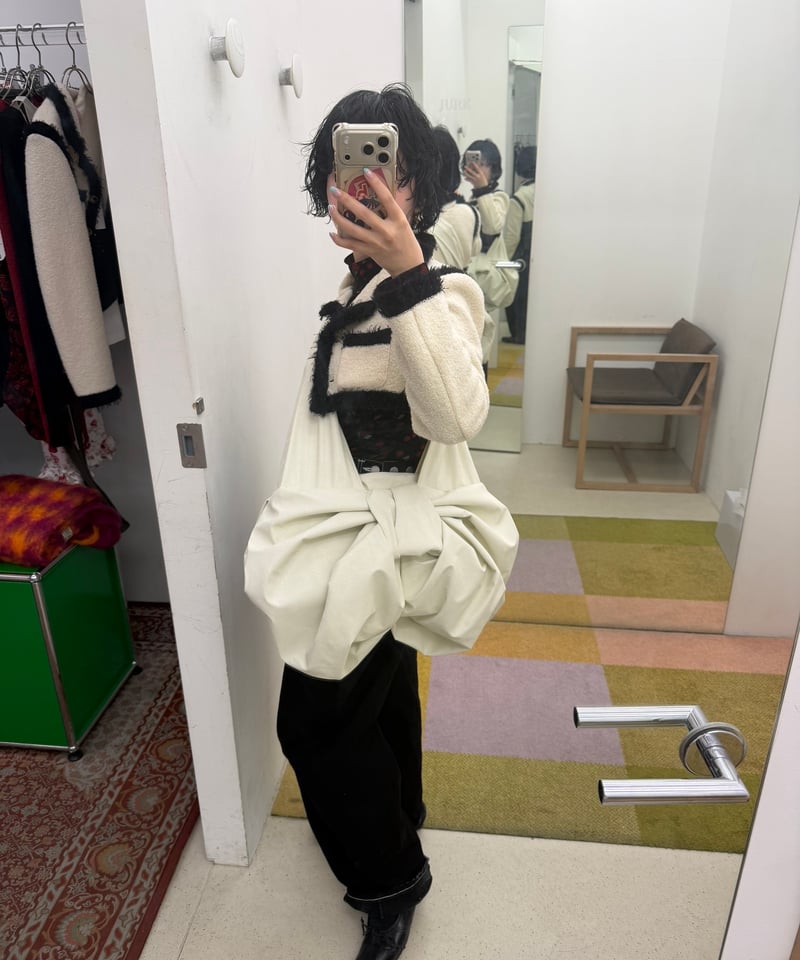 naokitomizuka / Design ribbon bag | JURK shop t
