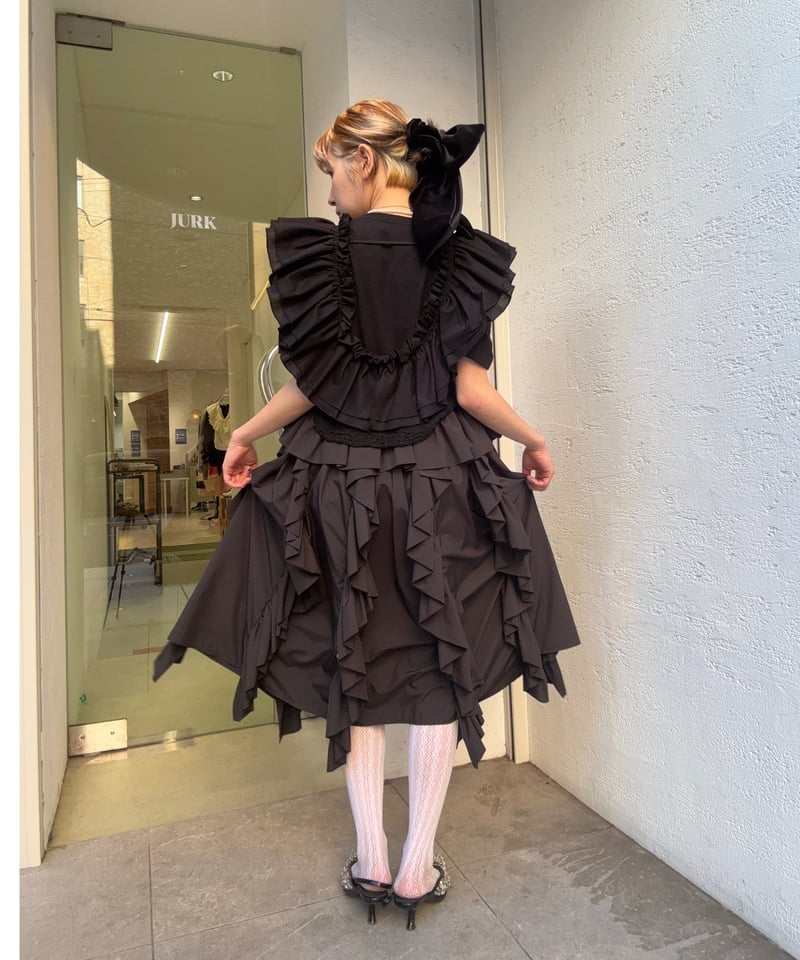 スカート fumie tanaka : HEME LACE FRILL SK heme lace frill | FUMIE=TANAKA/フミエタナカ