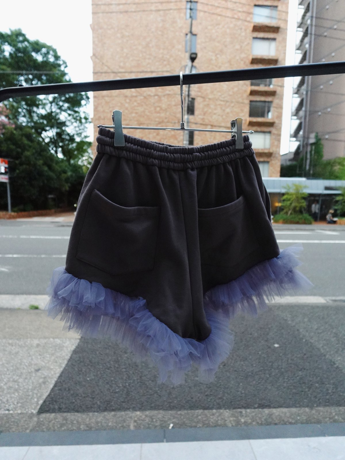 VIVANO × JURK / Tulle Shorts(gray) | JURK shop
