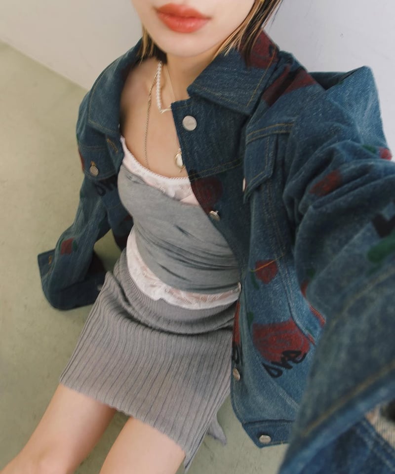 Determ; / Collagen Gathered Cami | JURK shop tokyo