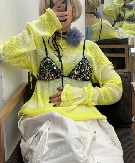 MUKASA ムカサ \"The Sun\" Body suit ブラック MUKASA ムカサ The Sun Body suit ブラック