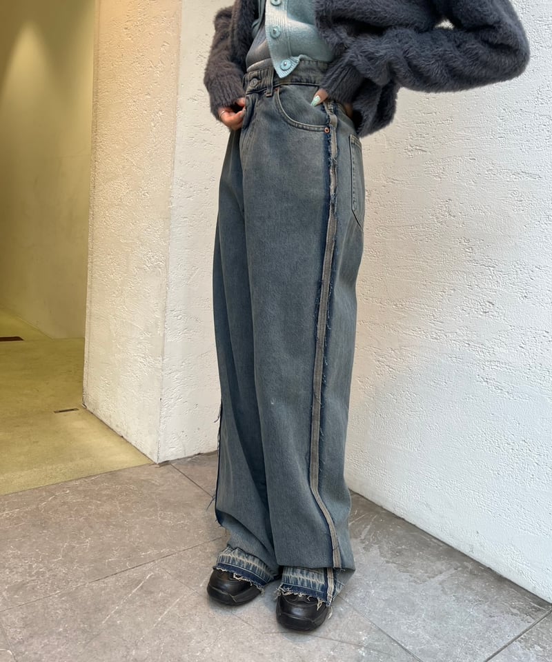 MM6 Maison Margiela / Cotton wide-leg jeans | J