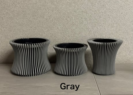 Aero craft pot｜エアロクラフトポット（ブラック/グレー/マルチストライプ）