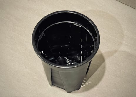【単品】+PLANTS_スリット鉢・ロング（3号サイズ）