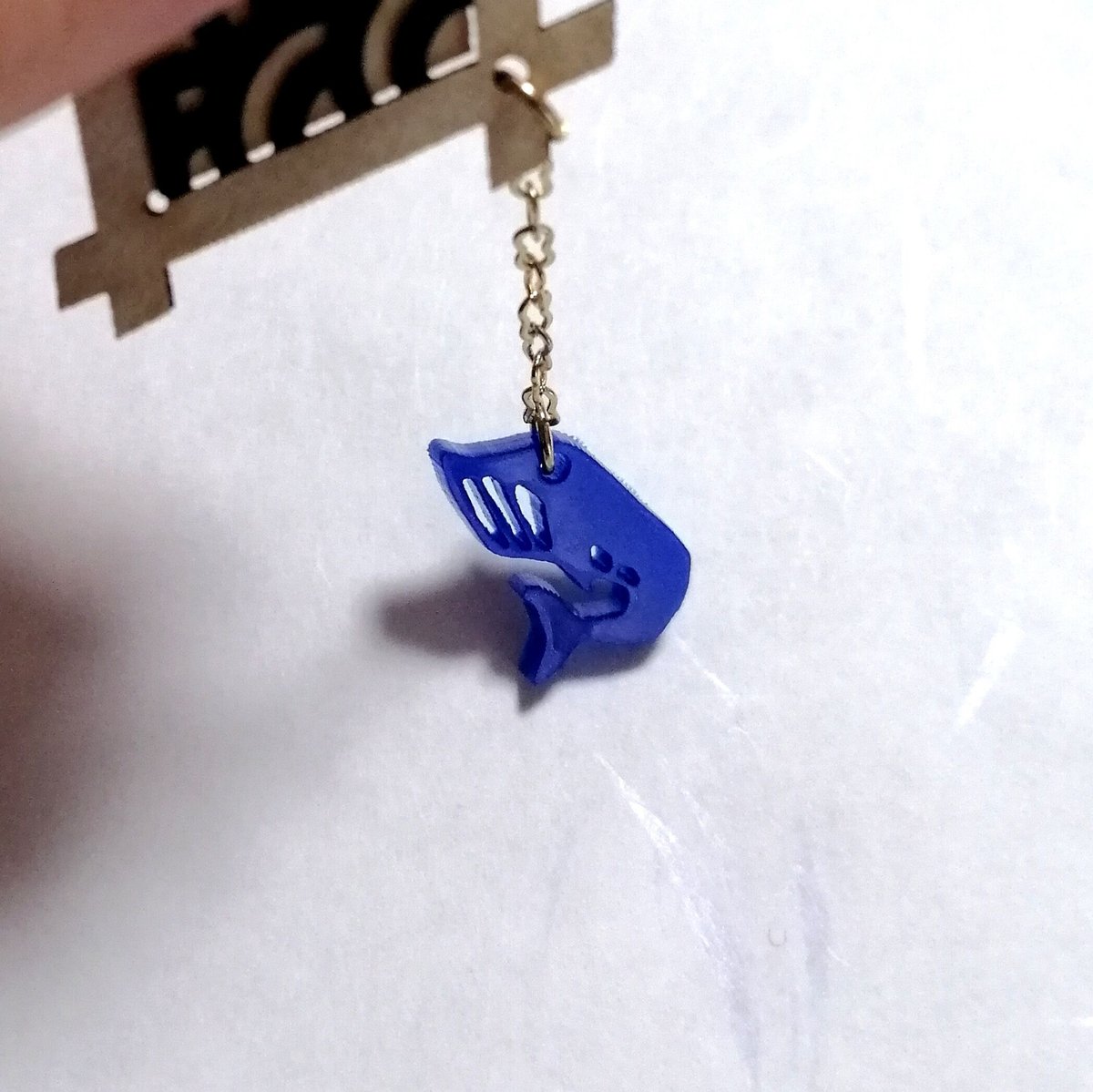 ✩.*˚レイくん専用♡No.978  Blue ピアス イヤリング 井桁イヤリング/ピアス〔青〕 片耳用・1個 | 糊代(nori-shiro)