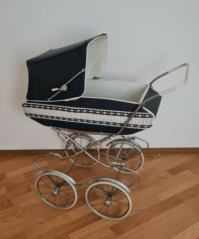 人形用ベビーカー レトロ