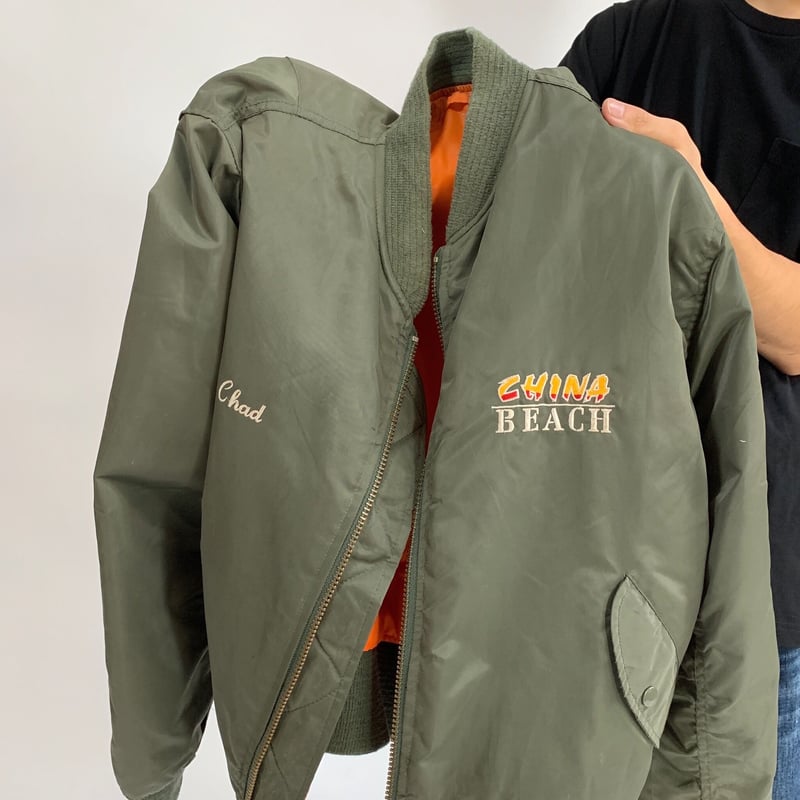Rのジャケット一覧はこちらデルタ MA-1 刺繍 ナイロン フライトジャケット