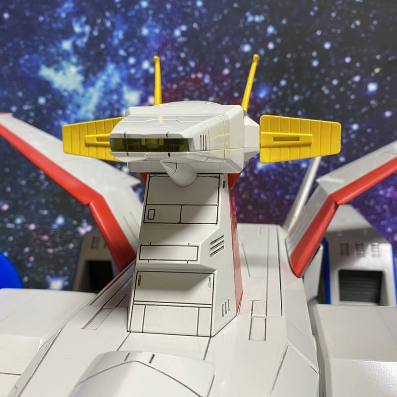 全長630mm]ガンダムコレクション 1/400 ホワイトベース 全塗装完成品 ...