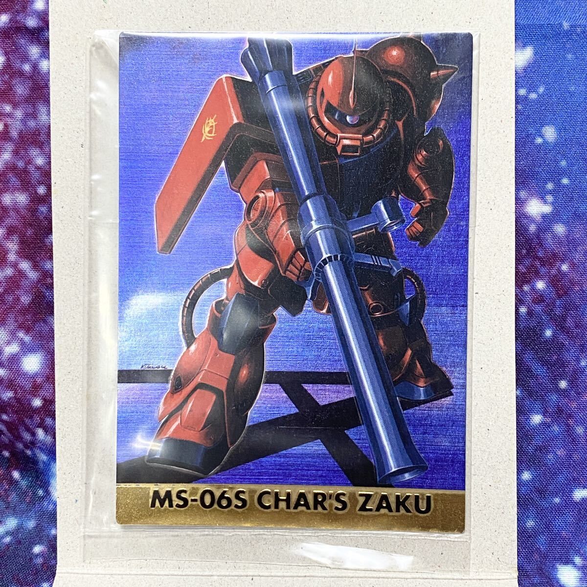 [抽プレ 非売品]カードダスマスターズ ガンダムクロニクル 大河原邦男画伯 書き起こし特製カード シャア専用ザク