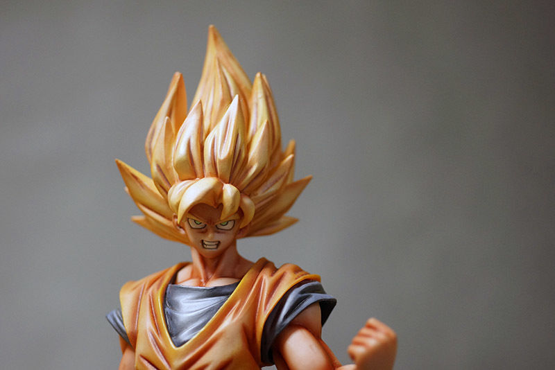 おちば サイヤ人はリペイント スーパーサイヤ人孫悟空 ハイクオリティDXフィギュアリペイント