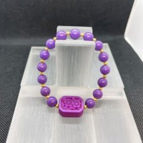 レピドライト　デザインブレス    8.0mm　周囲　15.0ｃｍ
