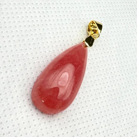 インカローズ　アルゼンチン産　天然物　極上高発色　高品質美品　穴あきルース　お買い得品　№7