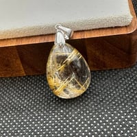 タイチンルチル　ブラジル産　天然物　極上高品質美品　穴あきルース　ペンダント