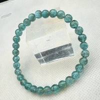 ロイヤルブルーアパタイト　タンザニア産　天然物　希少　極上宝石質　美品　レアブレス