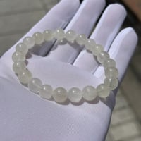 リビアングラス 隕石 鑑別済み 希少 丸玉ブレス