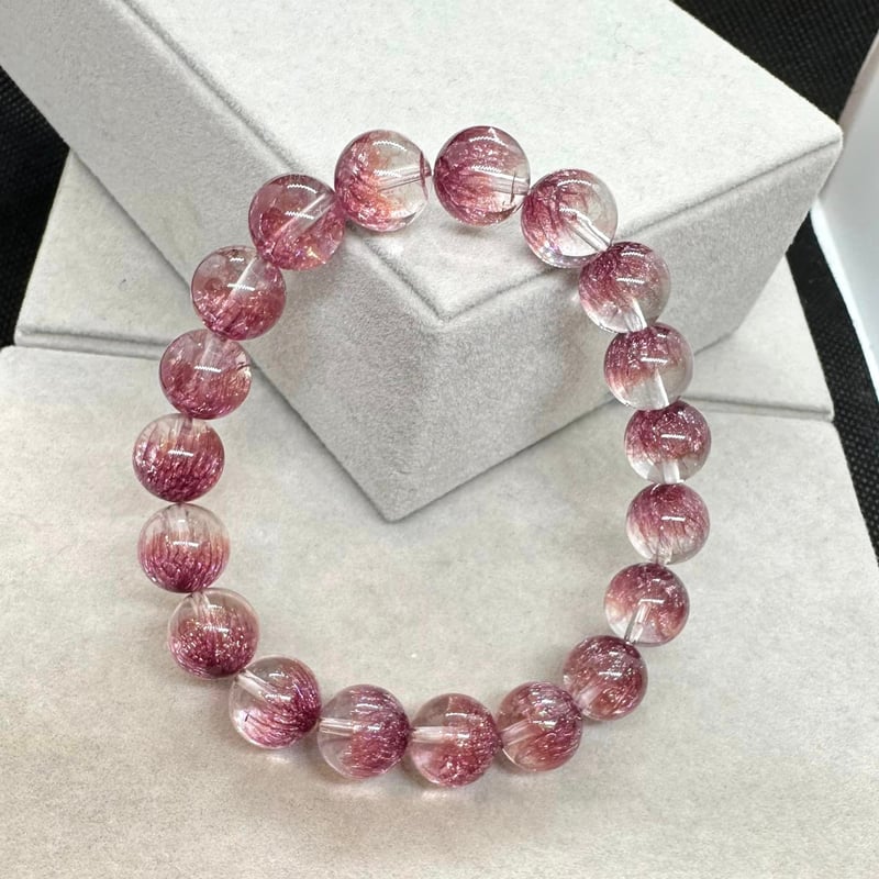 【天然石ブレスレット】コッパークラッククォーツ コッパークラッククォーツ 加工処理石 レア物 ブレス SALE50％OFF