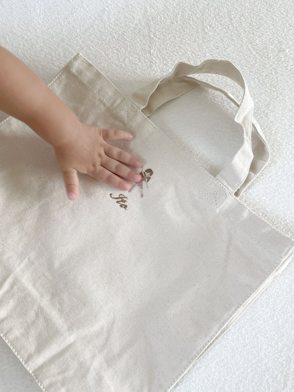 名入れ刺繍入り】キャンバストートバッグ 絵本袋 レッスンバッグ