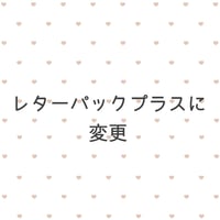 レターパックプラスに変更
