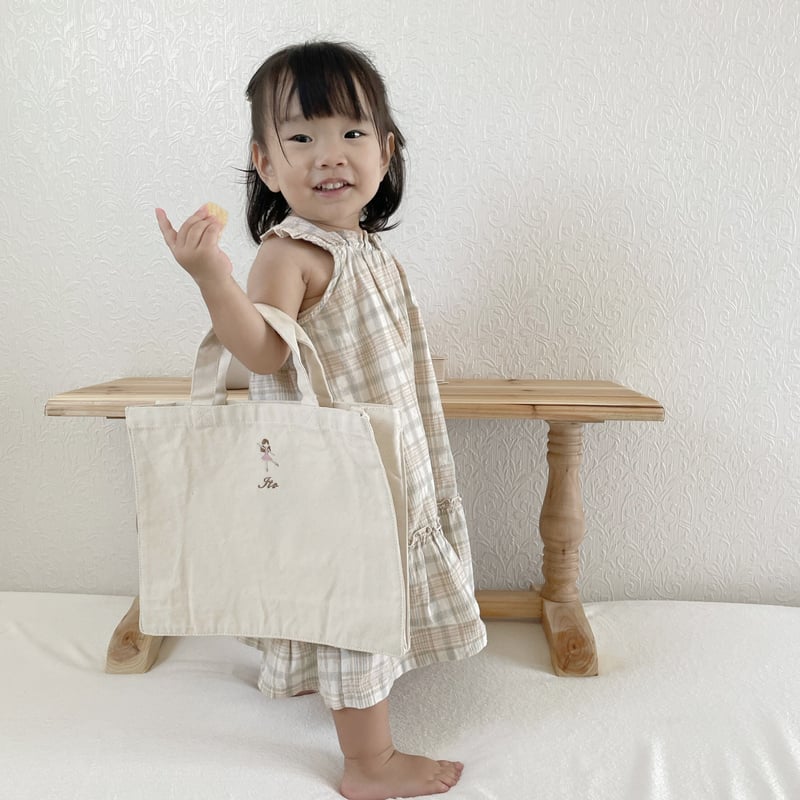 専用　絵本バッグ 幼稚園保育園入園入学グッズ 絵本入れ手さげ袋レッスンバッグ