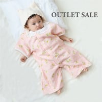 【アウトレットSALE】生まれたてのか弱い肌を守る  オーガニックコットン スリーパー   マーガレット
