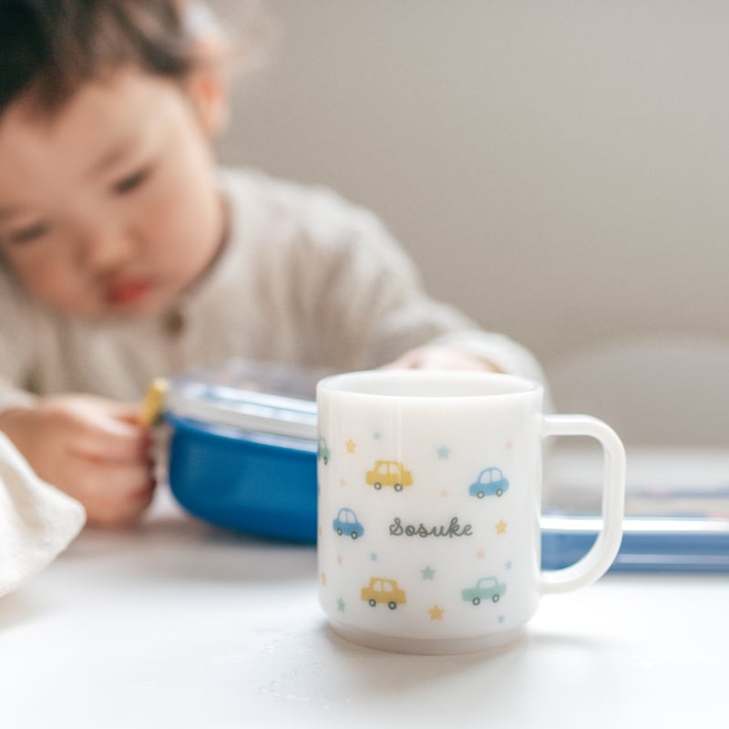 名入れプラスチック製マグカップ】くるま 日本製 made in Japan | Rose