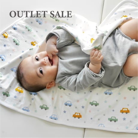 【アウトレットSALE】生まれたてのか弱い肌を守る  オーガニックコットン ブランケット   くるま